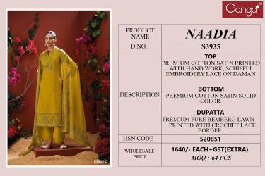 Ganga naadia 3935 Mumbai dress material market