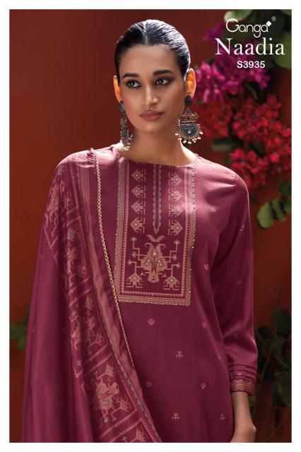 Ganga naadia 3935 Mumbai dress material market