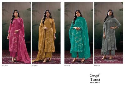 Ganga tansi 3112 Dress material manufacturers in India