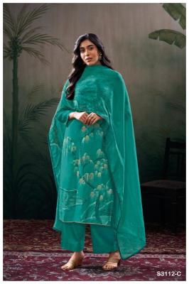 Ganga tansi 3112 Dress material manufacturers in India