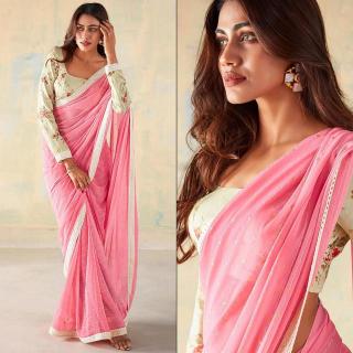 GC georgette silk Saree suppliers for resellers