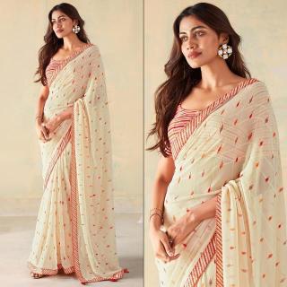 GC georgette silk Saree suppliers for resellers