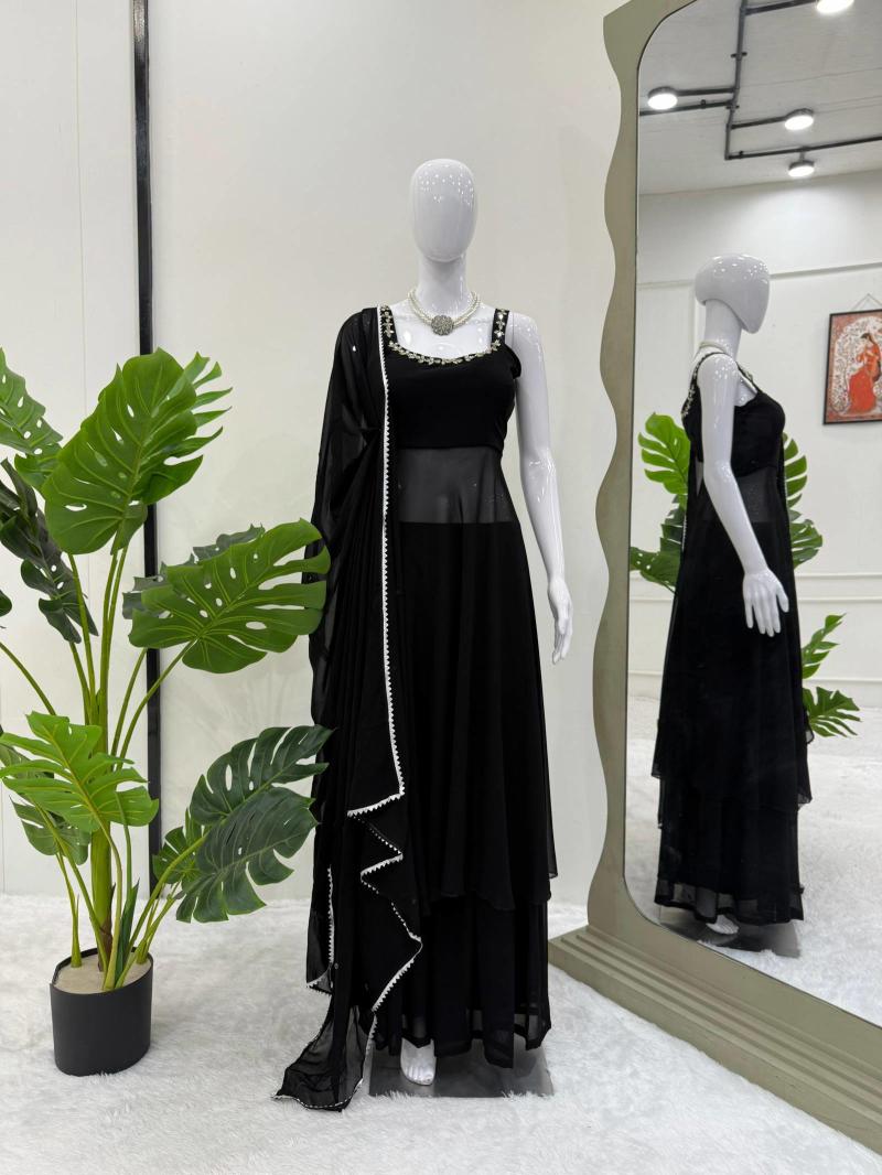 Glory R 5889 Faux Georgette Ladies Kurti wholesalers