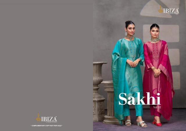 Ibiza sakhi vol 12 Bulk dress material suppliers in Kolkata