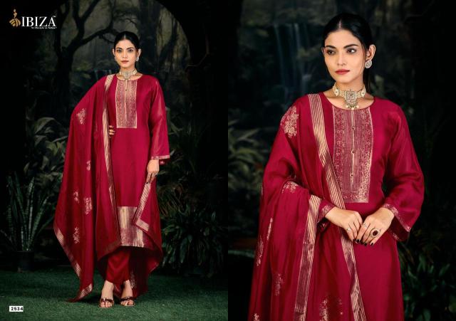 Ibiza sindoor silk Designer dress material wholesale