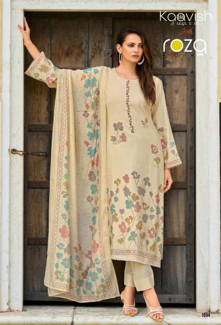 Kaavish roza Dress material wholesale market Kolkata