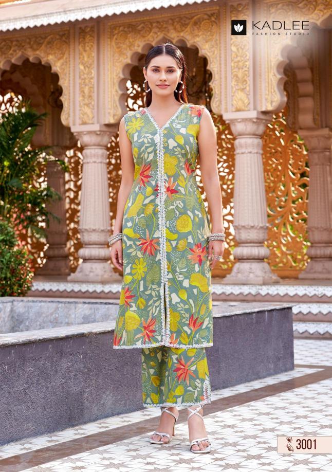 Kadlee saavi coord set Party wear kurtis wholesale in Kolkata