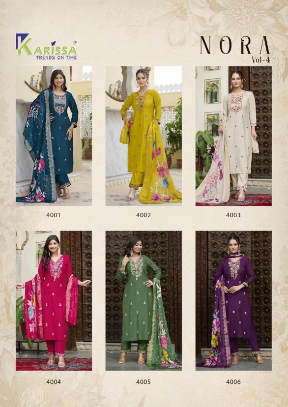 Karissa nora vol 4 Kurti manufacturers in Hyderabad