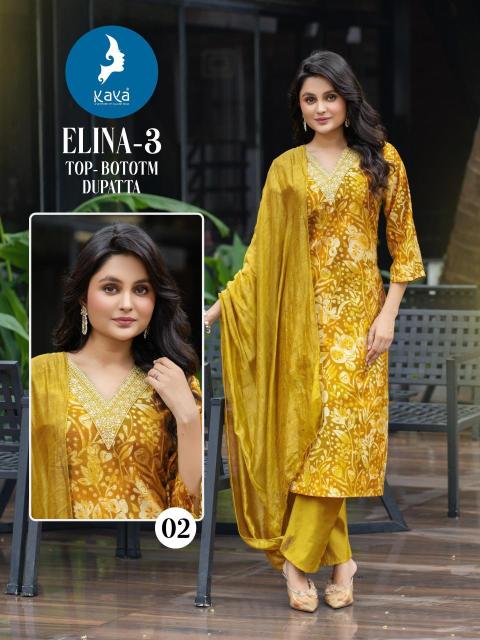 Kaya elina 3 Latest kurtis wholesale market