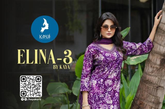 Kaya elina 3 Latest kurtis wholesale market