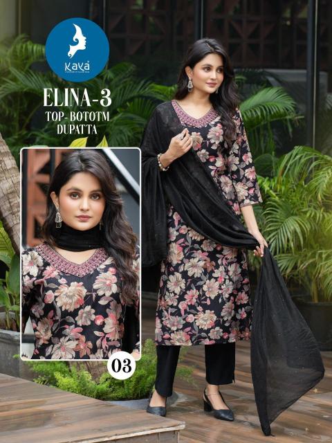 Kaya elina 3 Latest kurtis wholesale market