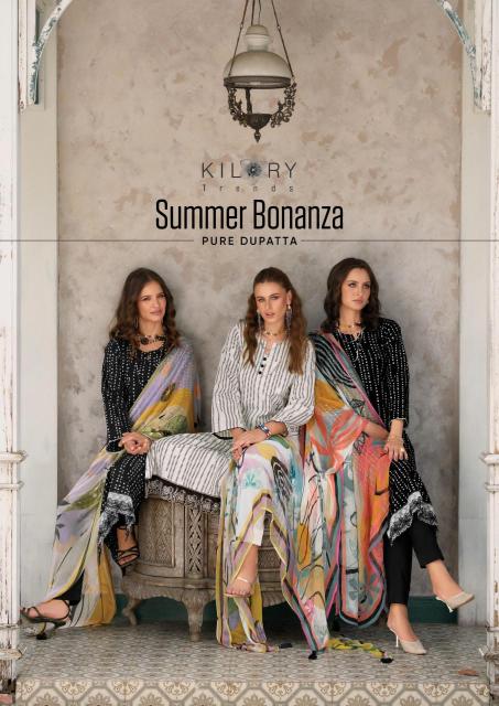Kilory trends summer bonanza Unstitched dress materials wholesale