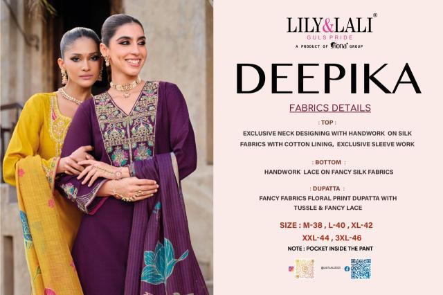 Lily & lali deepika silk 3 Kurtis manufacturer