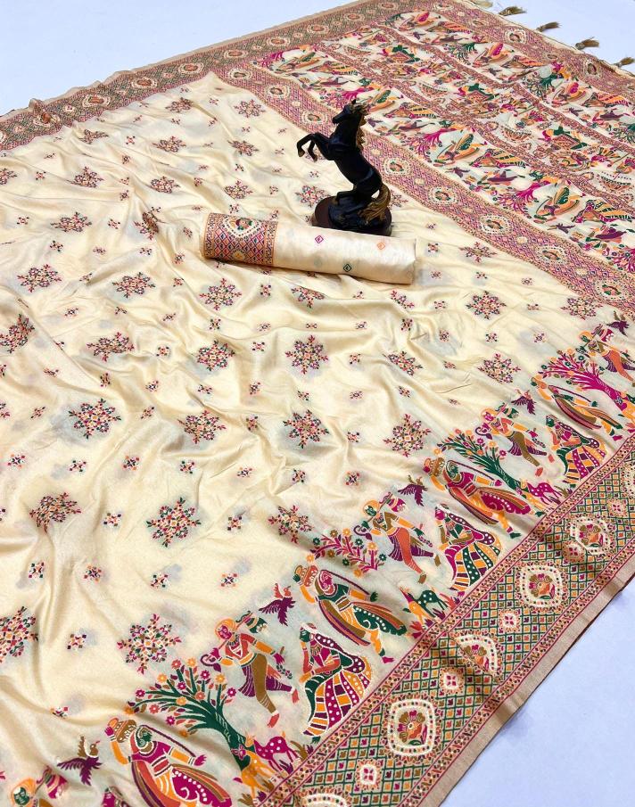 Malhar pashmina kashmiri silk Fancy Saree Suppliers in Ahmedabad