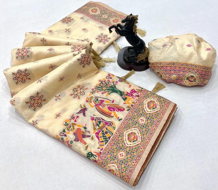Malhar pashmina kashmiri silk Fancy Saree Suppliers in Ahmedabad
