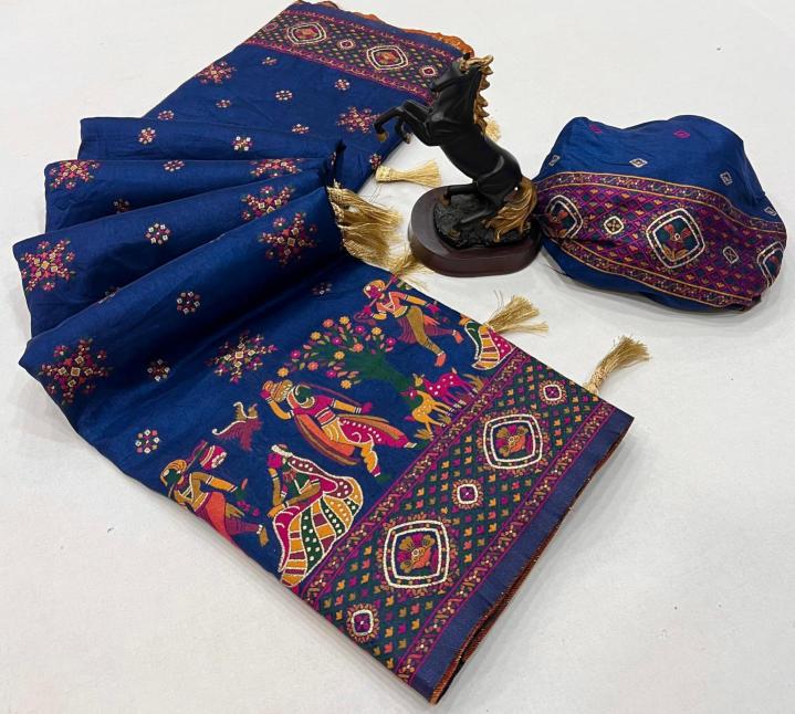 Malhar pashmina kashmiri silk Fancy Saree Suppliers in Ahmedabad
