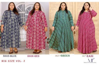 Moksh International big size vol 2 Wholesale Kurtis online