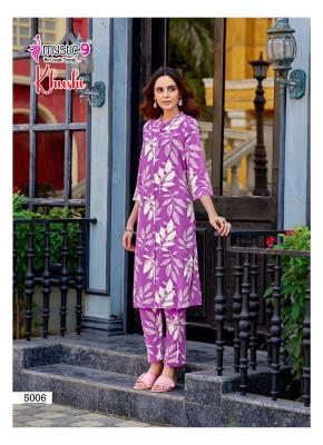 Mystic9 khushi vol 5 Kurti material wholesale in Hyderabad
