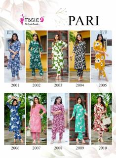 Mystic9 pari vol 2 coord set Wholesale Kurti suppliers in Delhi