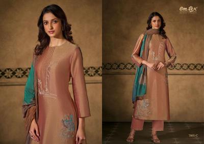 Omtex peacock threads Fancy dress materials in Mumbai