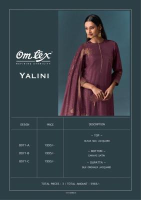 Omtex yalini Dress material manufacturers in Kolkata