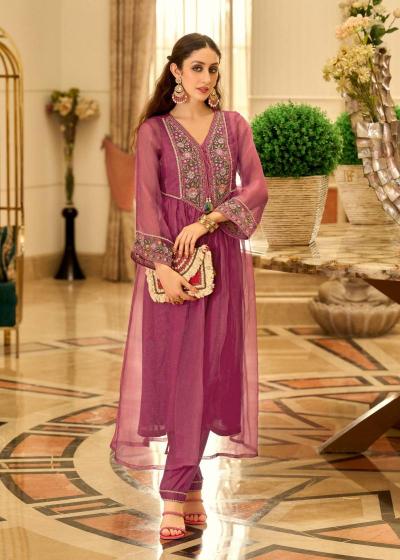 Prm Swara Organza With Embroidery  Online salwar suits in Ahmedabad