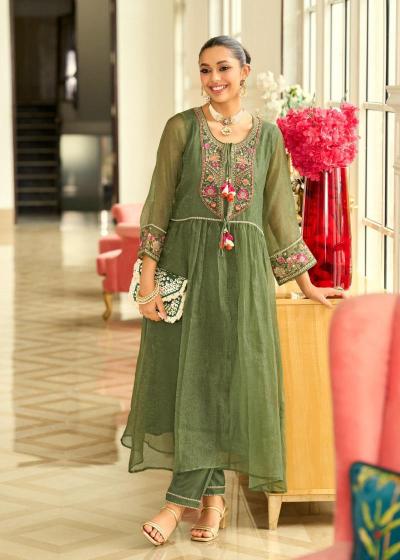 Prm Swara Organza With Embroidery  Online salwar suits in Ahmedabad