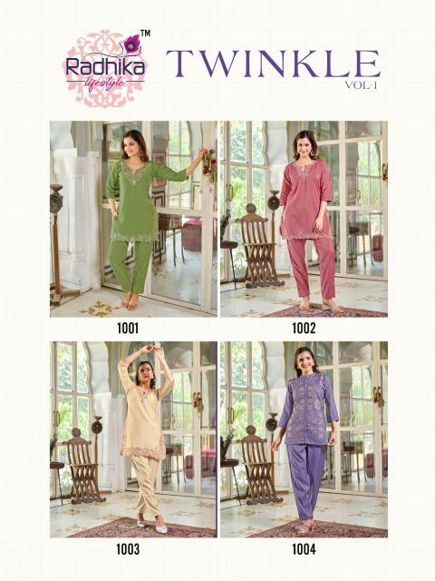 Radhika lifestyle twinkle vol 1 Kurtis manufacturers in India