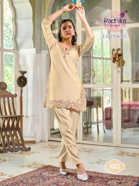 Radhika lifestyle twinkle vol 1 Kurtis manufacturers in India