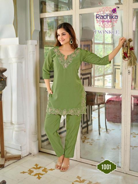 Radhika lifestyle twinkle vol 1 Kurtis manufacturers in India