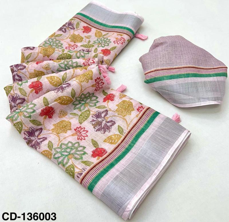 Rajyog Crisp Cotton Linen Surat fancy sarees wholesale