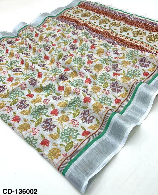 Rajyog Crisp Cotton Linen Surat fancy sarees wholesale