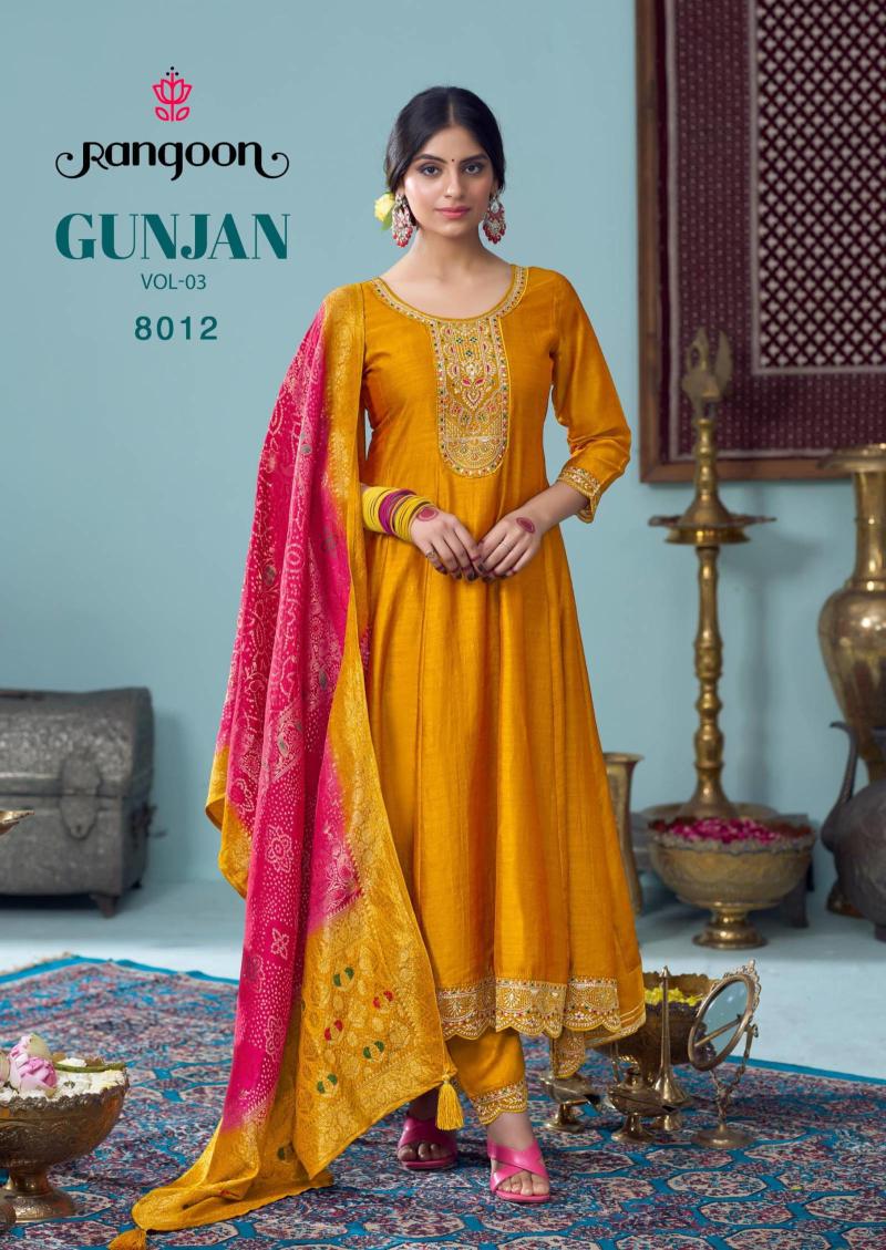 Rangoon Gunjan Vol 3 Bulk Kurti supplier