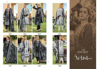 Riaz arts the artist vol 4 Surat wholesale dress materials