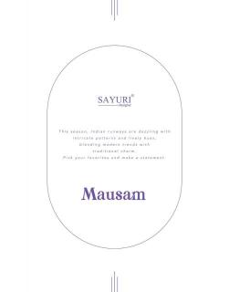 Sayuri designer mausam Wholesale Salwar Kameez suppliers in Delhi
