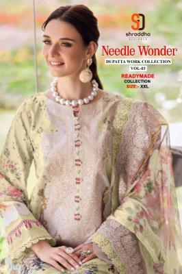 Sharaddha designer needle wonder vol 3 Wholesale salwar kameez suppliers in Kolkata