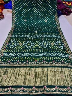 Shorya bandhani gota pati Designer Sarees wholesale