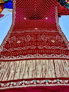 Shorya bandhani gota pati Designer Sarees wholesale