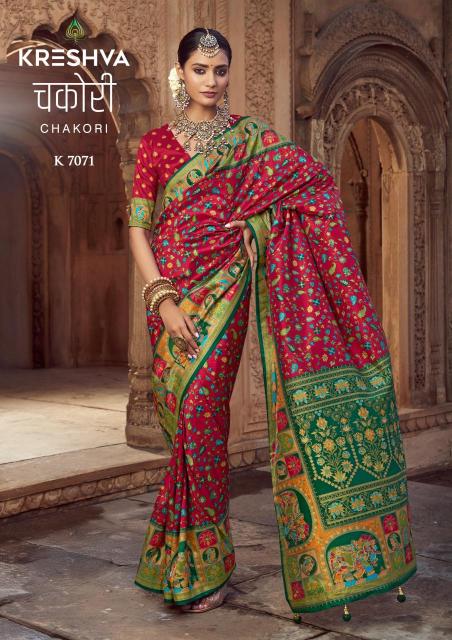 Shorya kreshva chakori Wholesale saree market