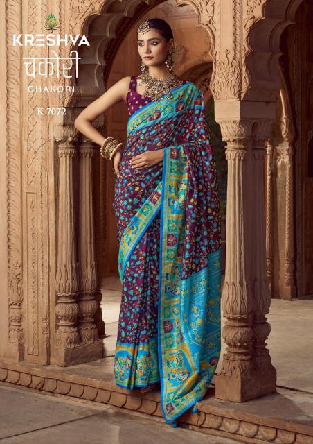 Shorya kreshva chakori Wholesale saree market
