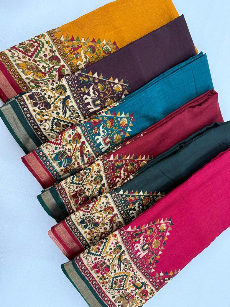 Shorya leriya with patola Wholesale saree suppliers