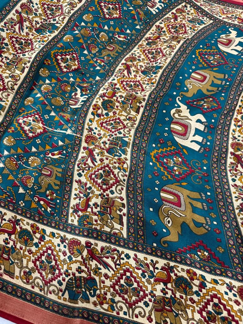 Shorya leriya with patola Wholesale saree suppliers