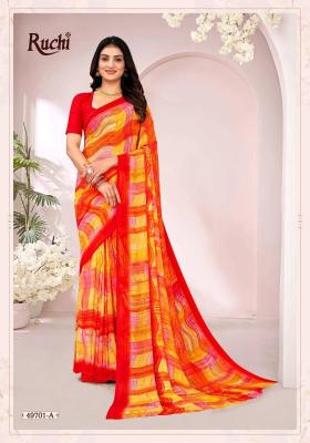 Shorya ruchi ragaa georgette 18 Saree manufacturers in India