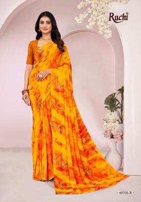 Shorya ruchi ragaa georgette 18 Saree manufacturers in India