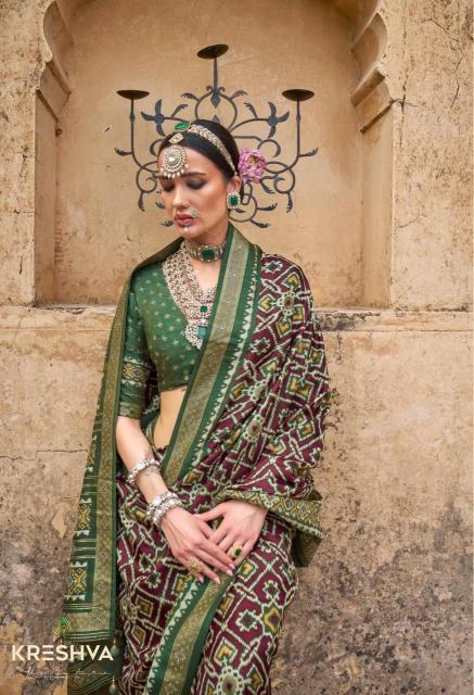 Shorya sankh patola Surat saree wholesale market