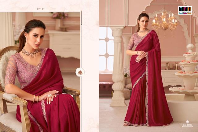 TFH salsa style georgette Saree wholesale market in Gujarat