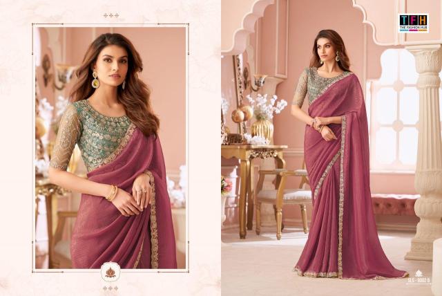 TFH salsa style georgette Saree wholesale market in Gujarat
