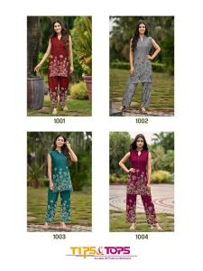 Tips & tops festive beauty Kurtis at wholesale prices