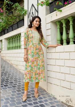 Vaniska charming vol.2 Wholesale kurti suppliers in India