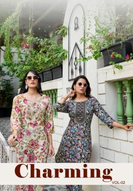 Vaniska charming vol.2 Wholesale kurti suppliers in India